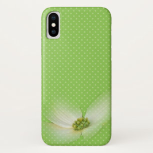 Kosmos bloem op poolstippen Case-Mate iPhone case