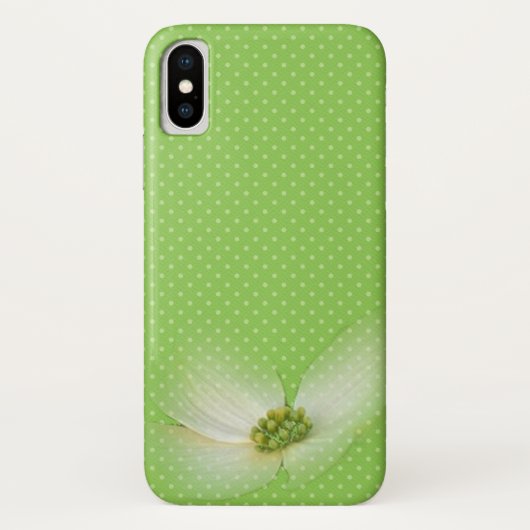 Kosmos bloem op poolstippen Case-Mate iPhone case (Achterkant)