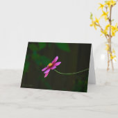 Kosmos Bloemen-Dankbaarheid: met Quote Kaart (Gele Bloem)
