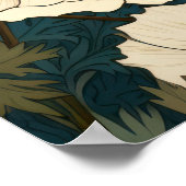 Kosmos bloemen kunst schilderij. poster (Hoek)