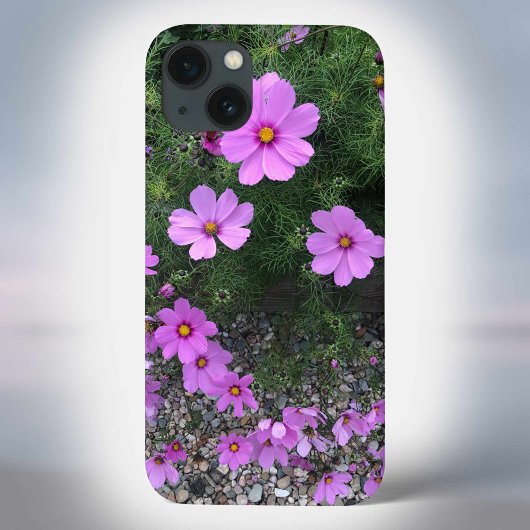Kosmos bloemen met steentjes Op een Case-Mate iPhone Case