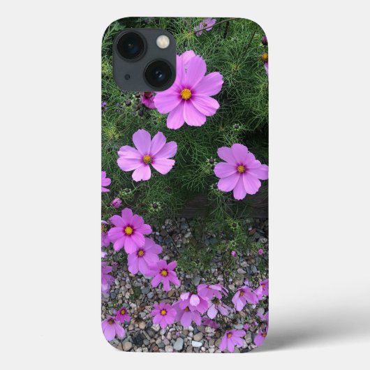 Kosmos bloemen met steentjes Op een Case-Mate iPhone Case (Achterkant)