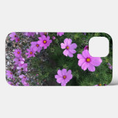 Kosmos bloemen met steentjes Op een Case-Mate iPhone Case (Achterkant (horizontaal))