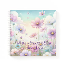 Kosmos Bloemen & Quote