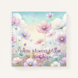 Kosmos Bloemen & Quote Notitieboek
