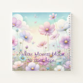 Kosmos Bloemen & Quote Notitieboek (Achterkant)