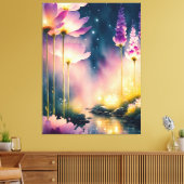 Kosmos bloesems kunstwerk canvas afdruk (Insitu (Woonkamer))