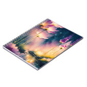 Kosmos bloesems kunstwerk notitieboek (Linkerzijde)