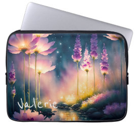 Kosmos bloesems laptop sleeve
