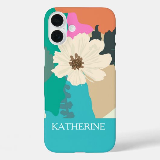Kosmos Blokkeert Abstracte kleurenblokken Moderne  Case-Mate iPhone Case (Achterkant)