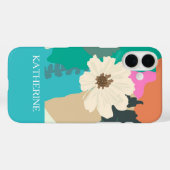 Kosmos Blokkeert Abstracte kleurenblokken Moderne  Case-Mate iPhone Case (Achterkant (horizontaal))