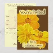 Kosmos Bridal Shower Kaart (Voorkant / Achterkant)