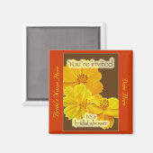 Kosmos Bridal Shower Magneet (Voorkant / Achterkant)