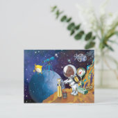 kosmos briefkaart (Staand voorkant)