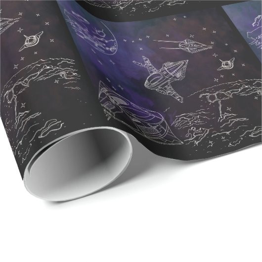 kosmos cadeaupapier (Rol Hoek)