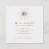 *~* Kosmos Energy Rays Moon Shaman Lunar Vierkante Visitekaartje (Achterkant)