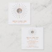 *~* Kosmos Energy Rays Moon Shaman Lunar Vierkante Visitekaartje (Voorkant / Achterkant)