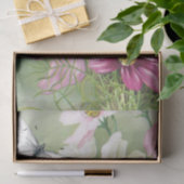 Kosmos Flower Butterfly  Floral Decoupage Tissuepapier (Geschenk)