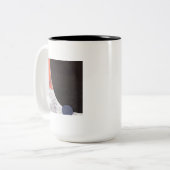 Kosmos II Tweekleurige Koffiemok (Voorkant links)