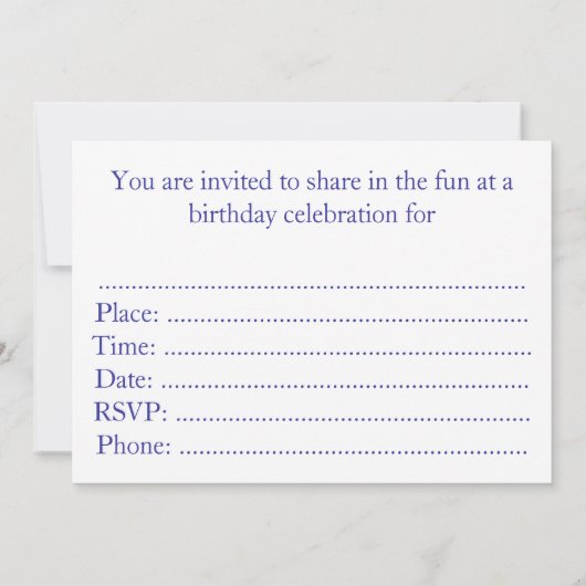 kosmos kaart (Achterkant)