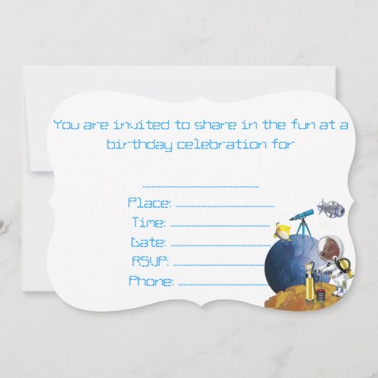 kosmos kaart (Achterkant)