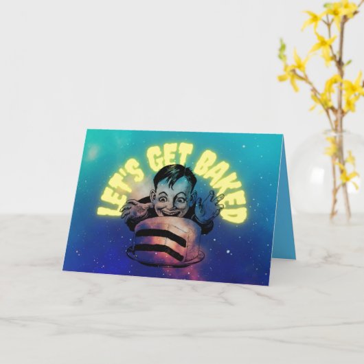 Kosmos-kaart voor gedetineerden kaart (Gele Bloem)