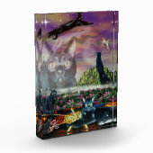Kosmos Kleur Illustratie Acryl Blok (Links)