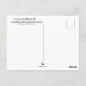 Kosmos met Briefkaart bij bijen (Achterkant)