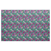 Kosmos-mix op blauw stof (Yard (91,4 cm))
