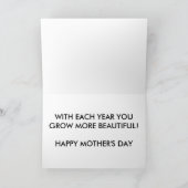 Kosmos Moederdag Kaart (groot afdrukken) (Binnen)