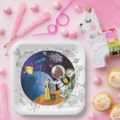 kosmos papieren bordje (Feest)