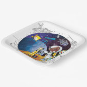 kosmos papieren bordje (Gebogen)