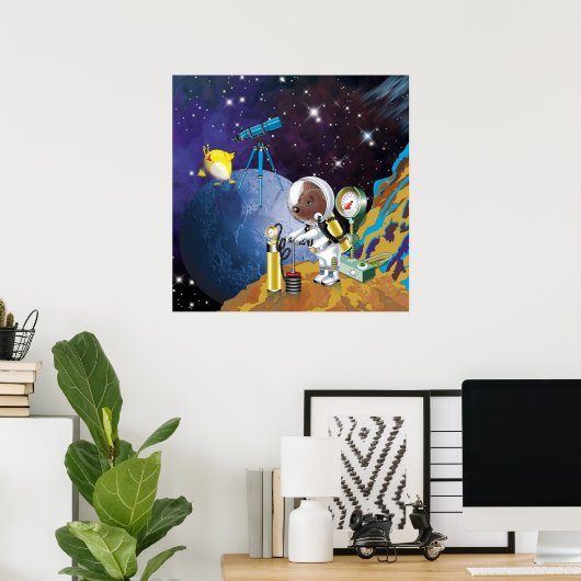 kosmos poster (Thuiskantoor)