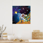 kosmos poster (Keuken)