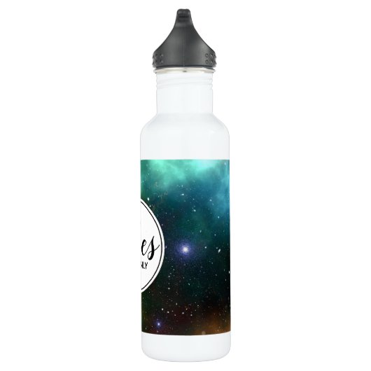 Kosmos Space Galaxy Good Vibes Only Quote Waterfles (Rechts)