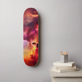 Kosmos Space Sky Red Nebula Persoonlijk Skateboard