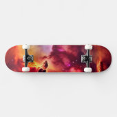 Kosmos Space Sky Red Nebula Persoonlijk Skateboard (Horizontaal)