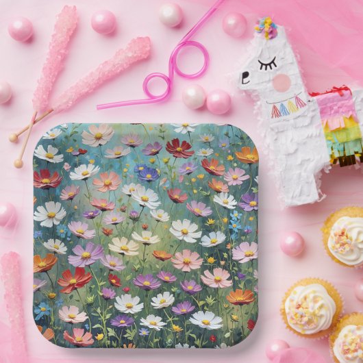 Kosmos Tuin Abstract Papieren Bordje (Feest)