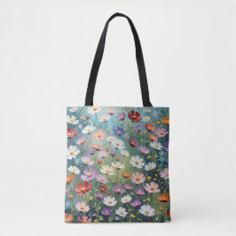 Kosmos Tuin Abstract Tote Bag