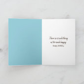 Kosmos tuin verjaardag kaart (Binnen)