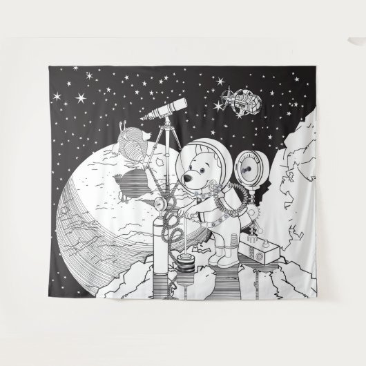 kosmos wandkleed (Voorkant (horizontaal))