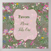 Kosmos Wilderness Wild-Flowers Poster (Voorkant)