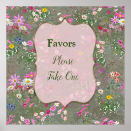 Kosmos Wilderness Wild-Flowers Poster