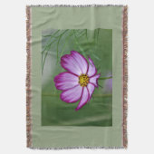 kosmosbloem deken (Voorkant Verticaal)