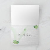 Kosmosbloem op gewitwasd hout kaart (Binnen)