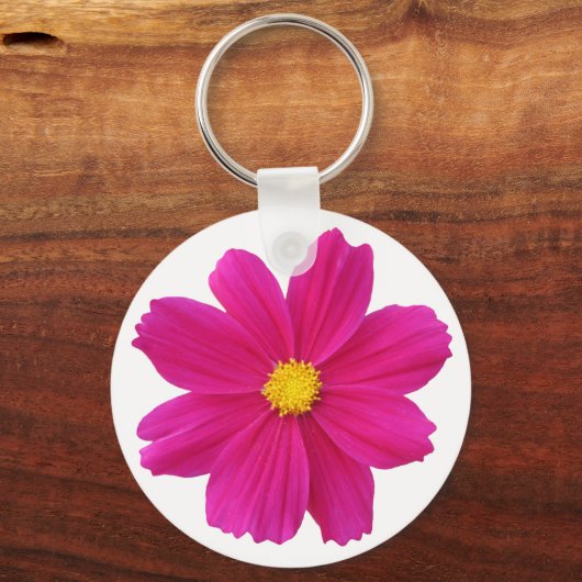 kosmosbloem sleutelhanger (Voorkant)