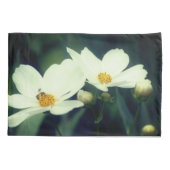 kosmosbloemen en bijen kussensloop (Achterkant)