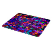 Kosmospatronen met kleurrijke spiraalkosmos snijplank (Hoek)