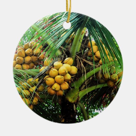 kosnoten op de boom keramisch ornament (Voorkant)