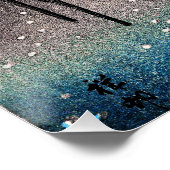 Koson - Een groep van Egrets Perfect Poster (Hoek)